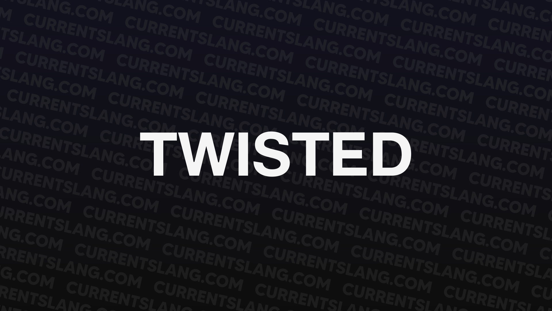 title image for twisted