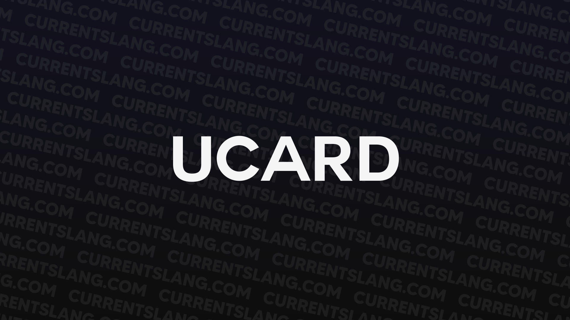 title image for UCard