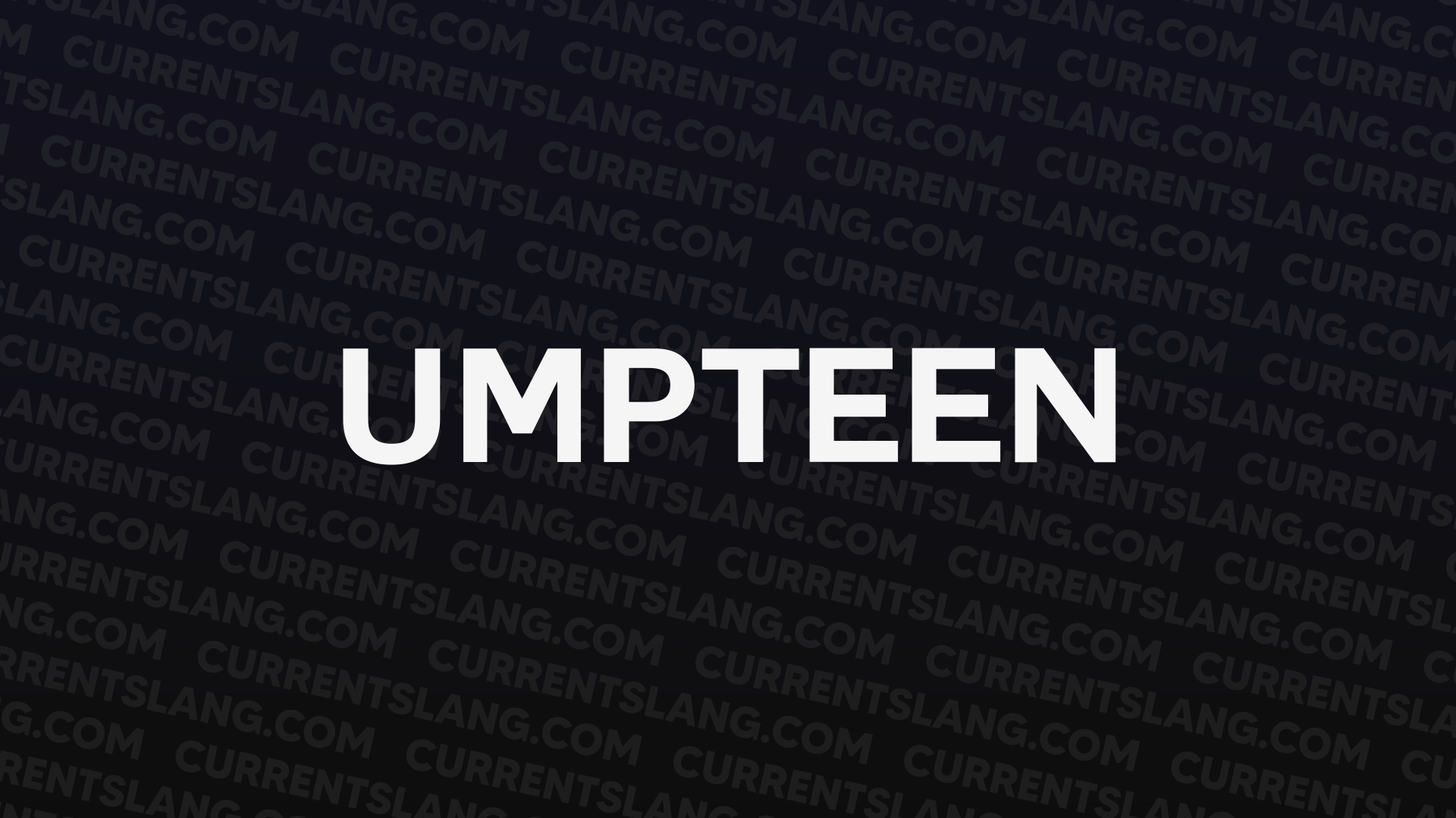 title image for Umpteen