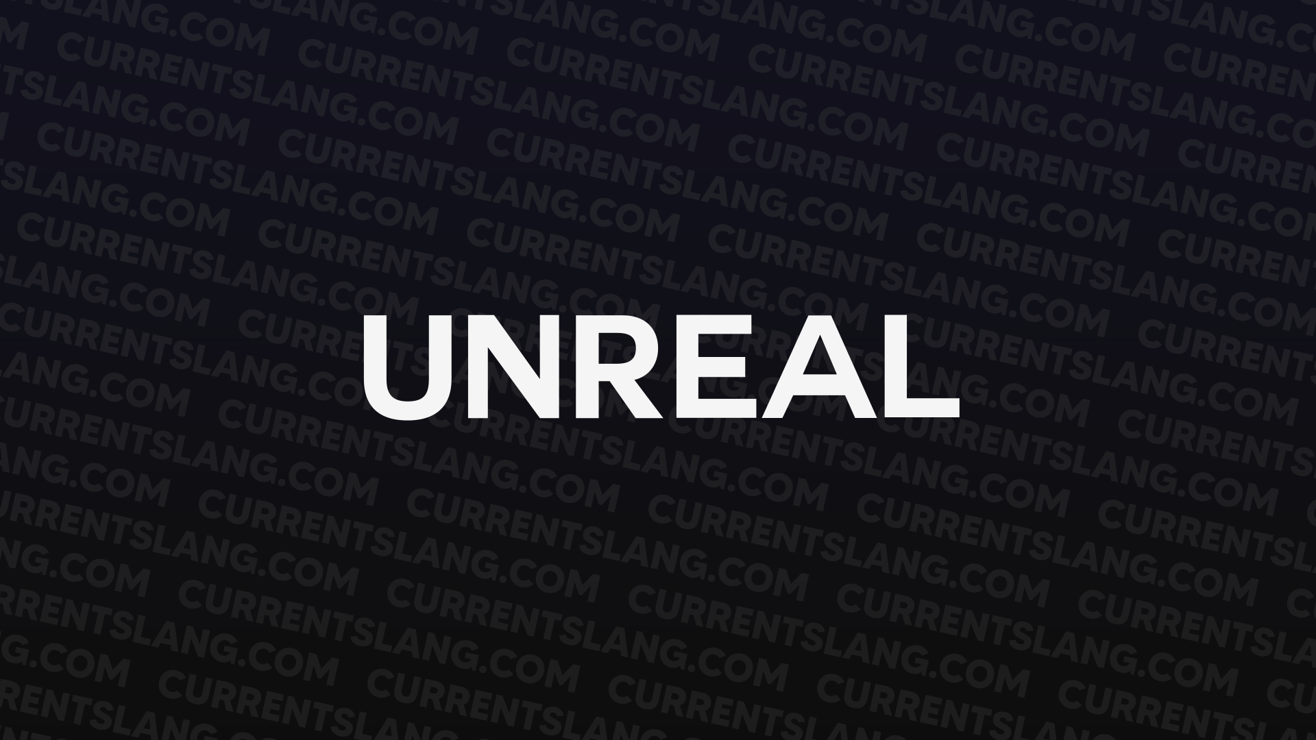 title image for Unreal