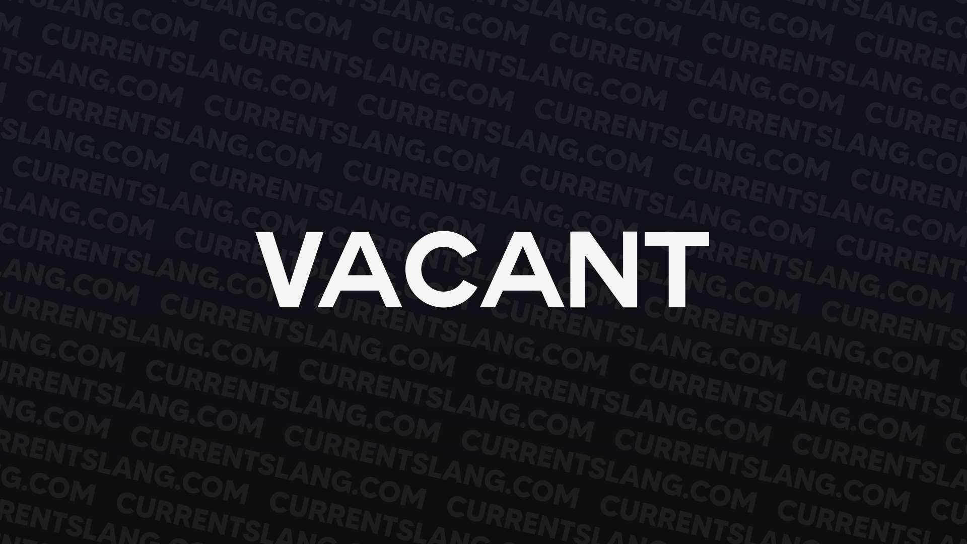title image for Vacant
