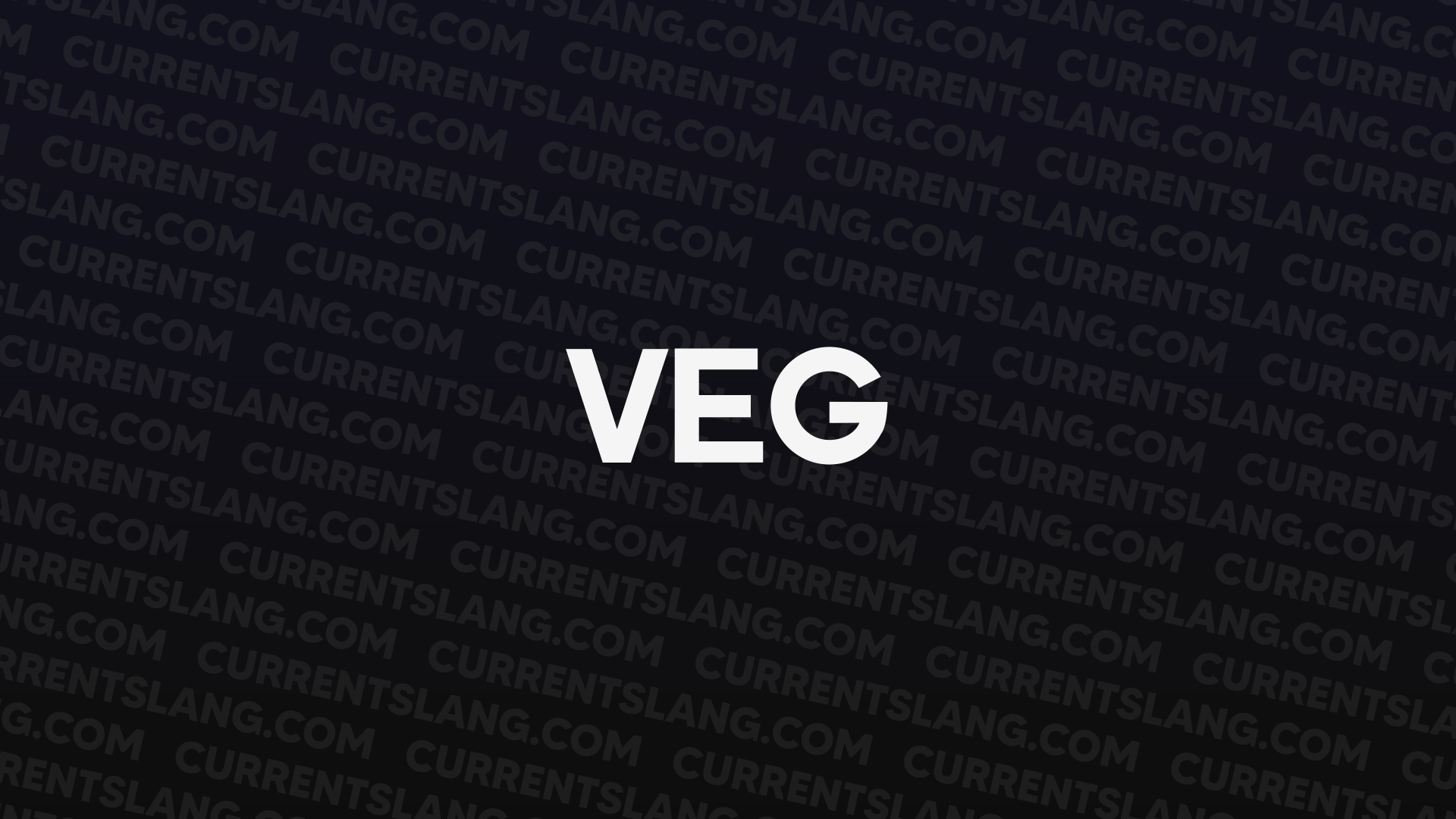 title image for Veg