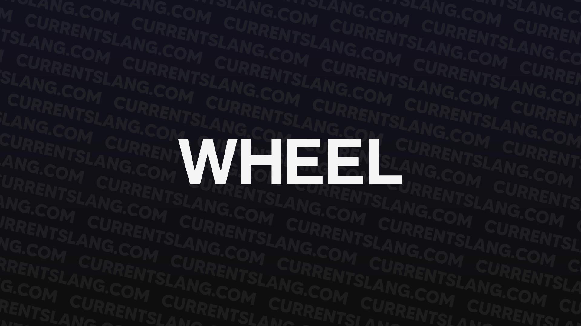 title image for wheel