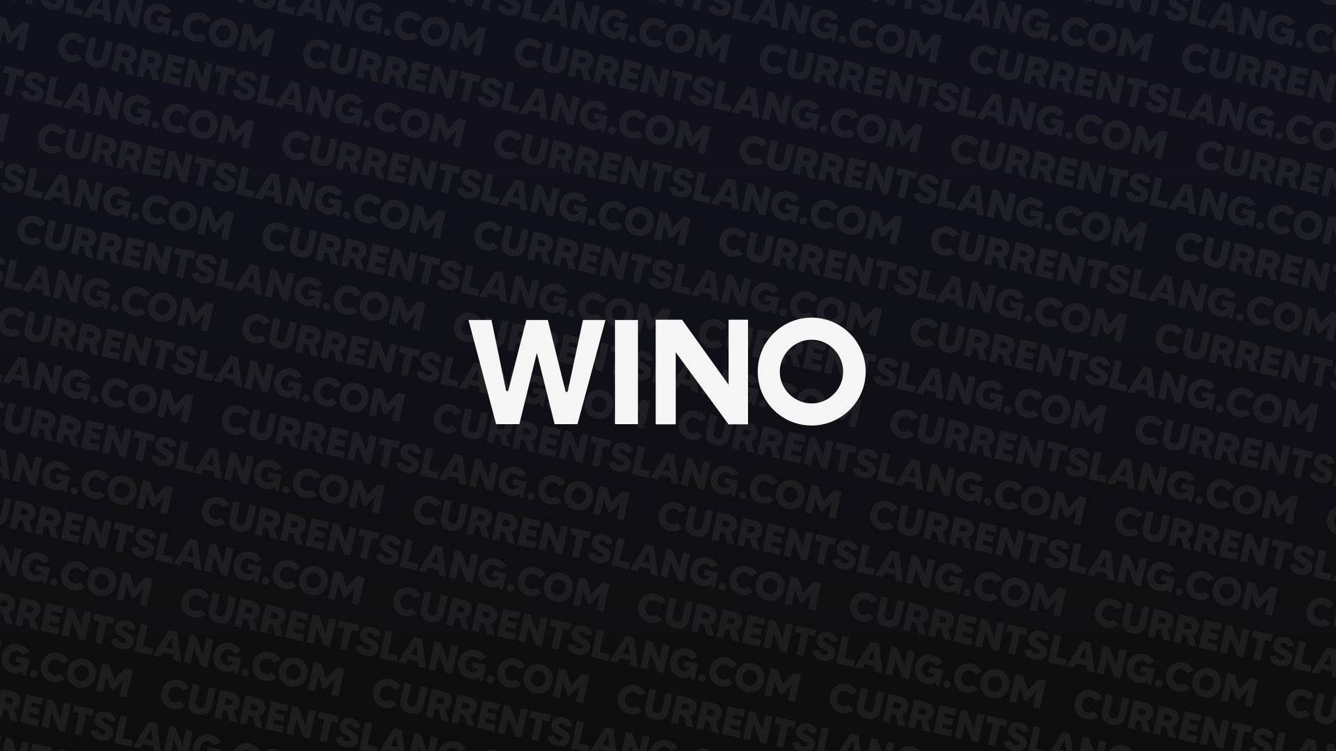 title image for wino