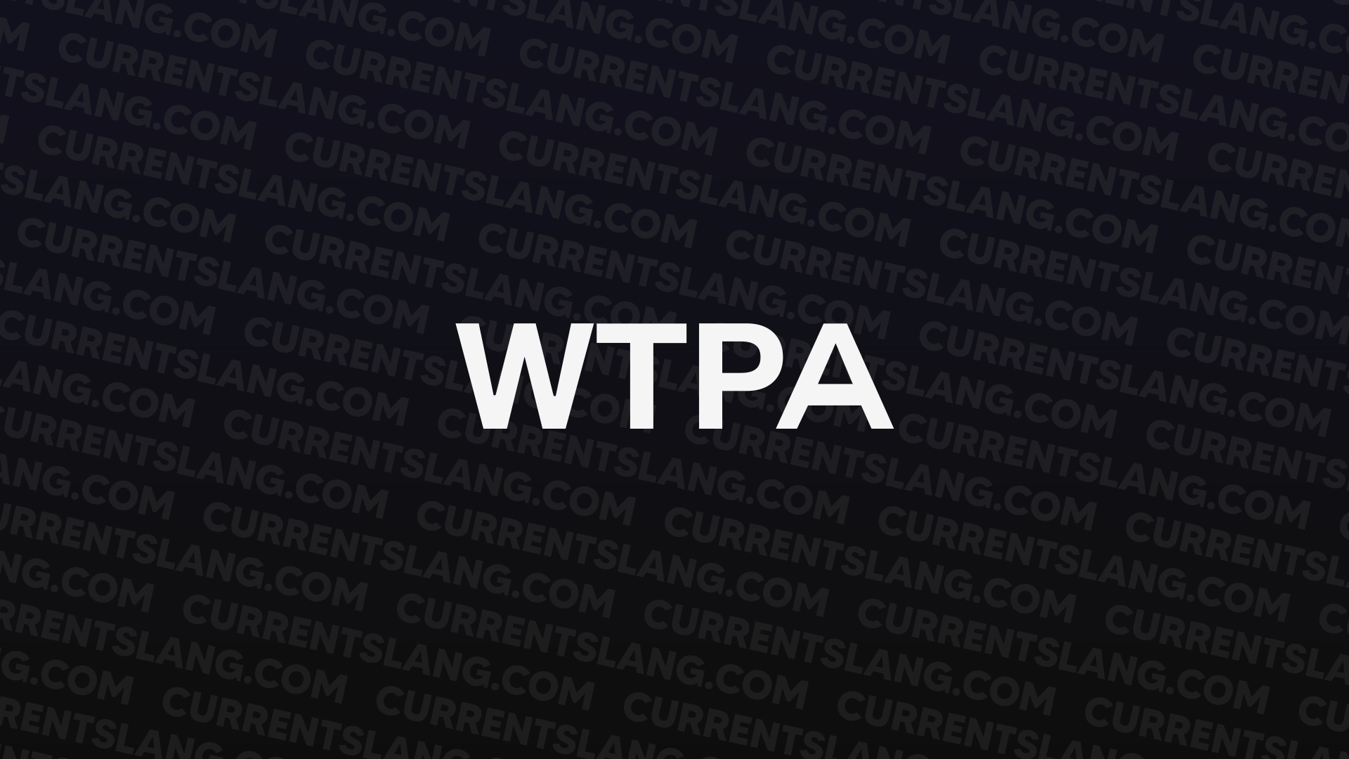 title image for WTPA
