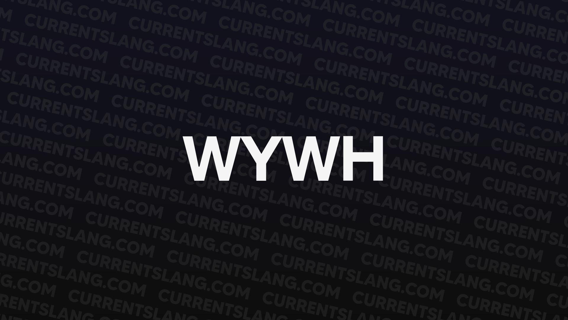 title image for WYWH