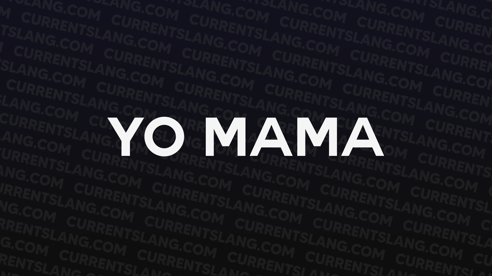 title image for Yo mama