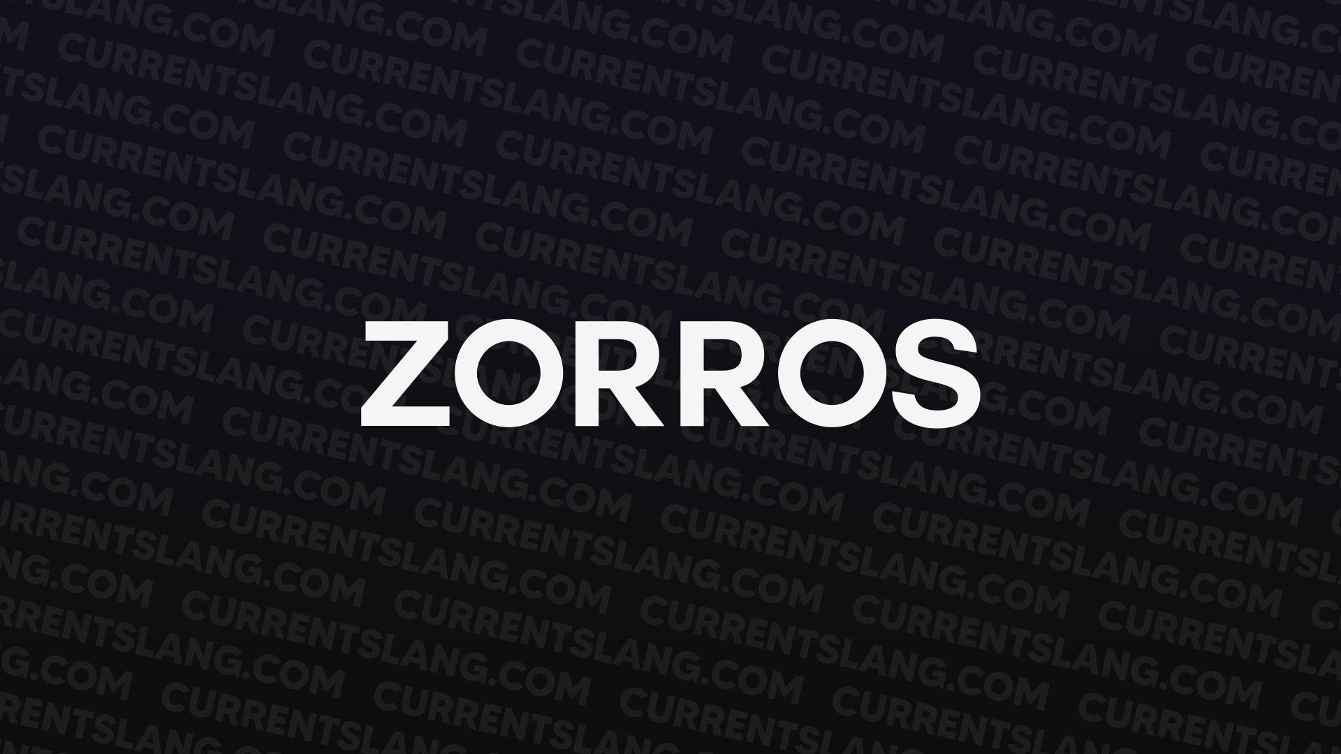 title image for Zorros